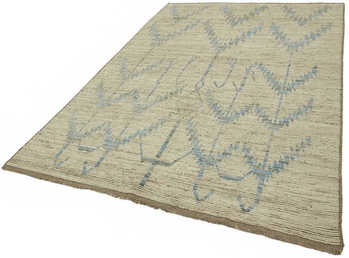 7x10 Contemporary Tribal Area Rugs - 48138
