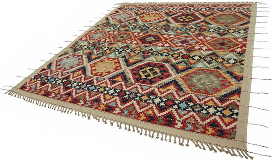 8x10 Contemporary Tribal Area Rugs - 48141