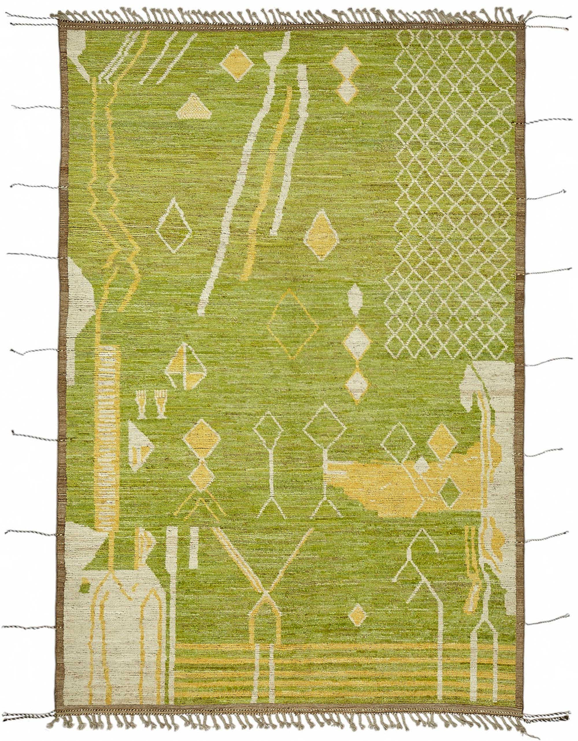 7x10 Contemporary Tribal Area Rugs - 48142