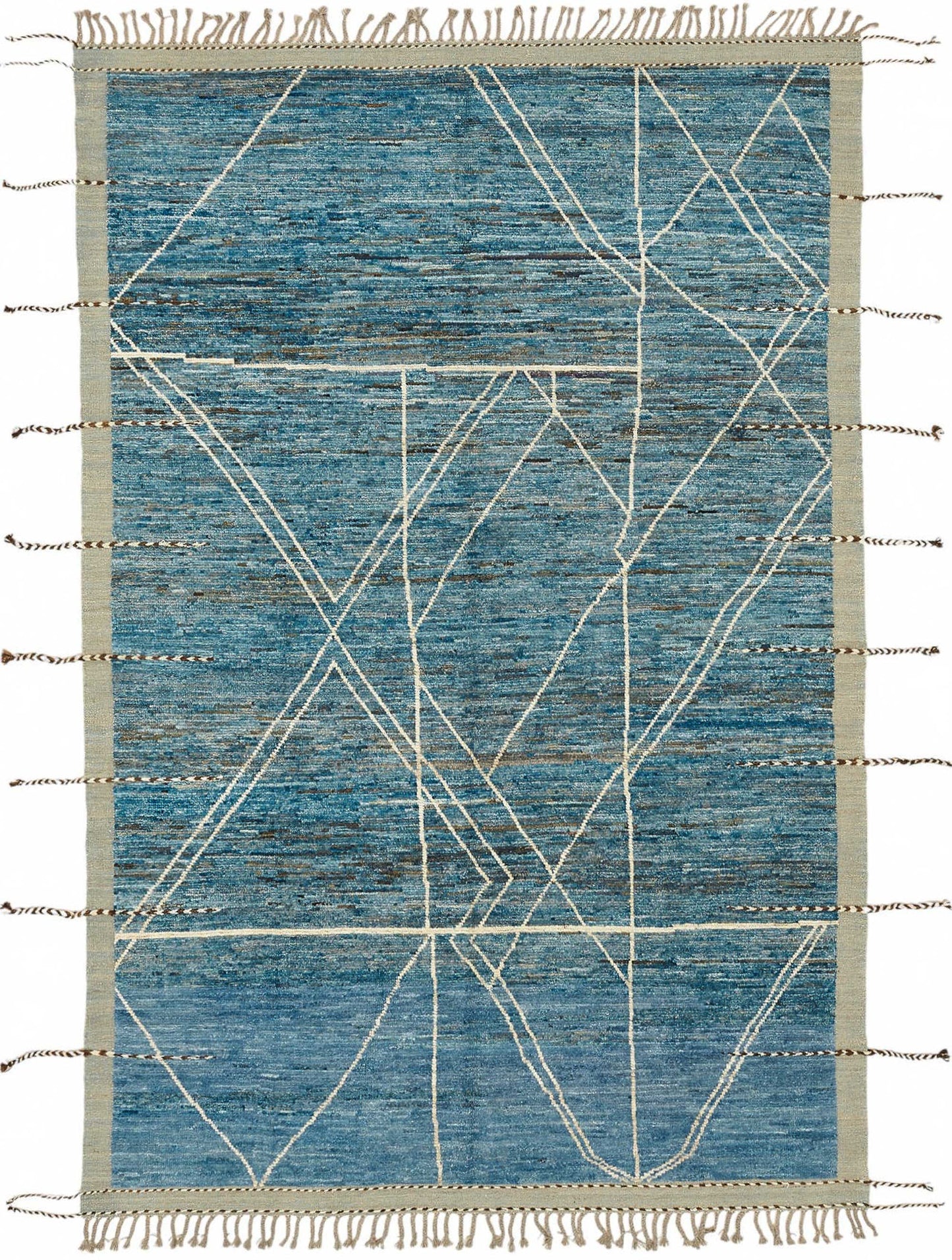 7x10 Contemporary Tribal Area Rugs - 48143