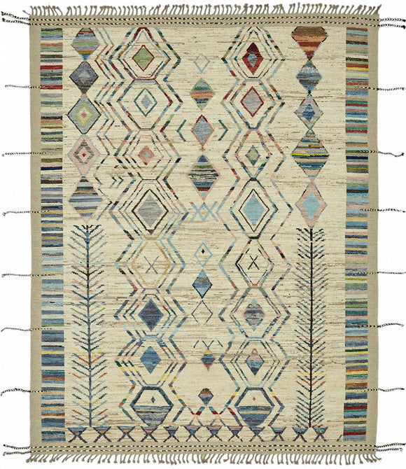 8x10 Contemporary Tribal Area Rugs - 48144
