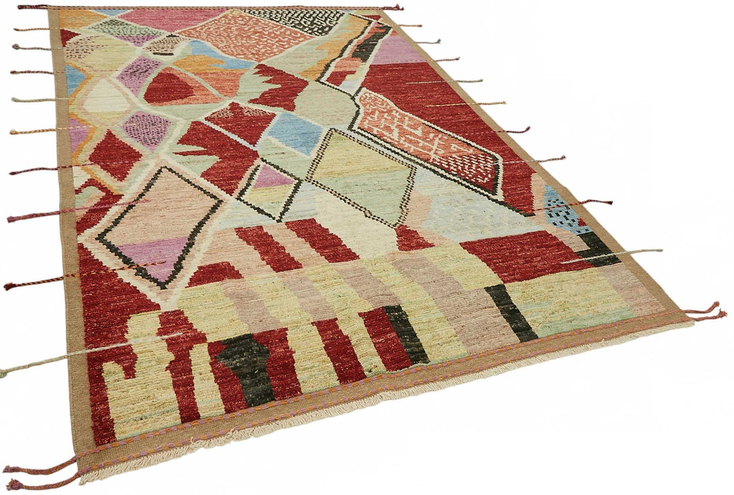 7x10 Contemporary Tribal Area Rugs - 48145