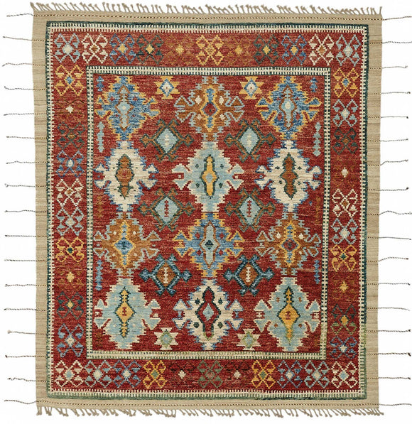 8x10 Contemporary Tribal Area Rugs - 48146