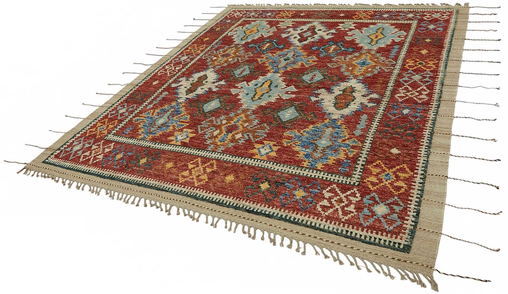 8x10 Contemporary Tribal Area Rugs - 48146