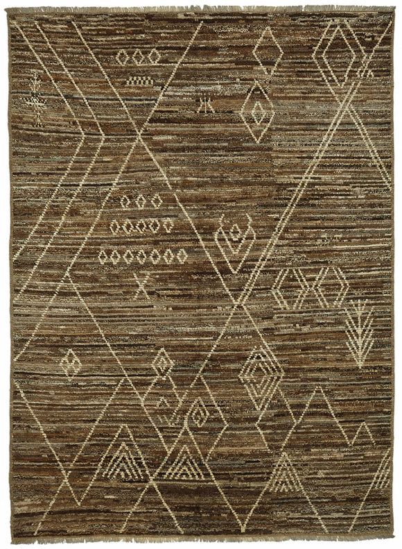 7x9 Contemporary Tribal Area Rugs - 48149