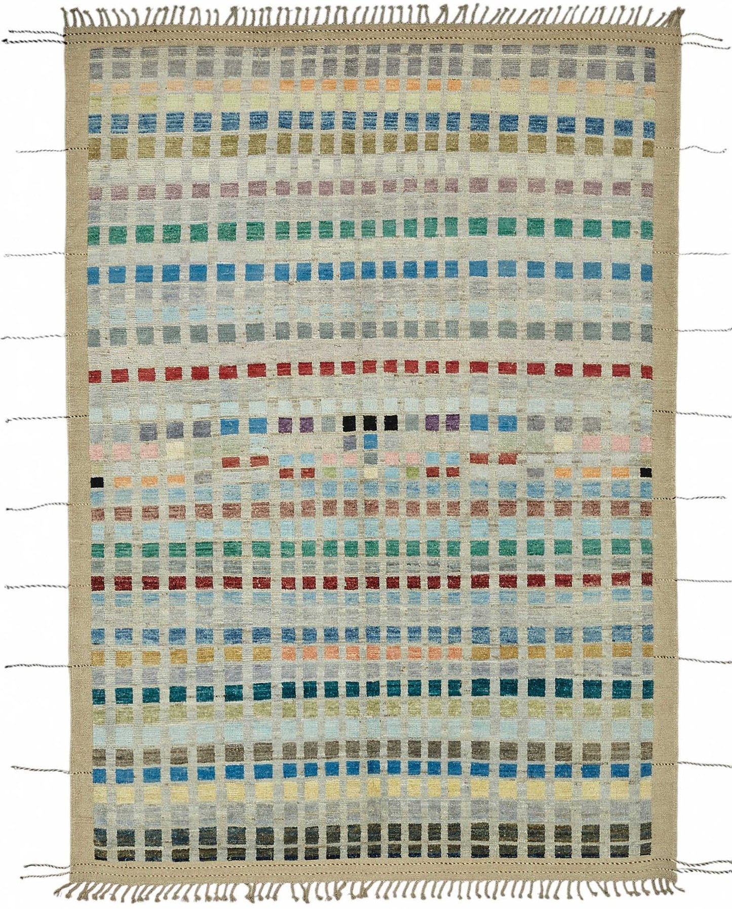 7x10 Contemporary Tribal Area Rugs - 48152