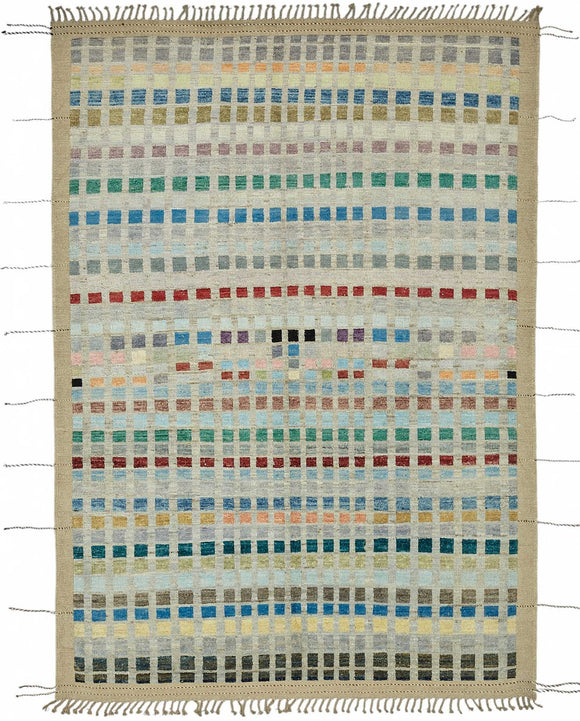 7x10 Contemporary Tribal Area Rugs - 48152