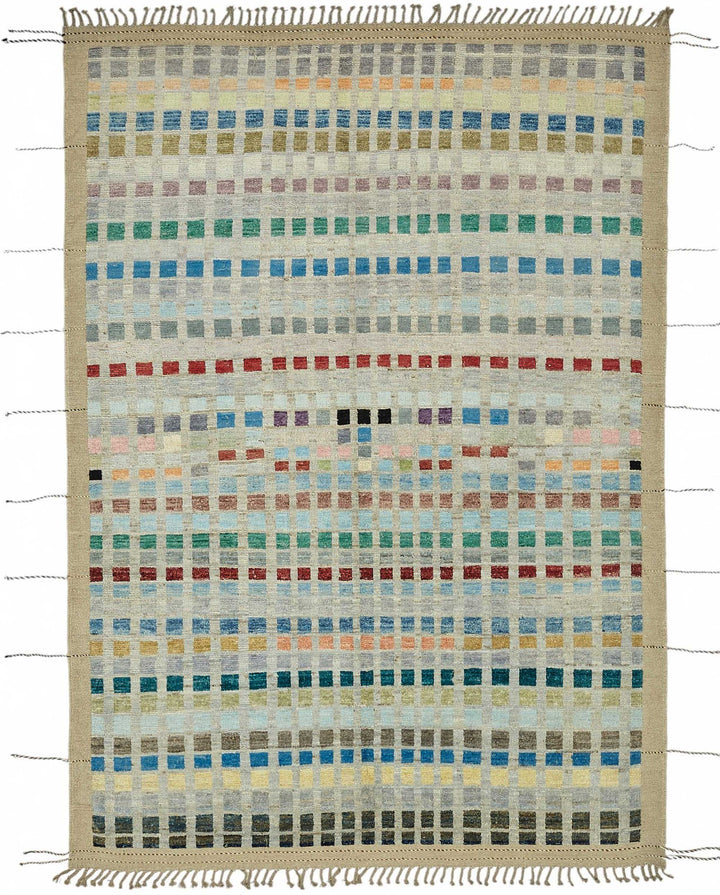 7x10 Contemporary Tribal Area Rugs - 48152