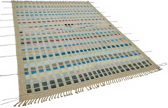 7x10 Contemporary Tribal Area Rugs - 48152