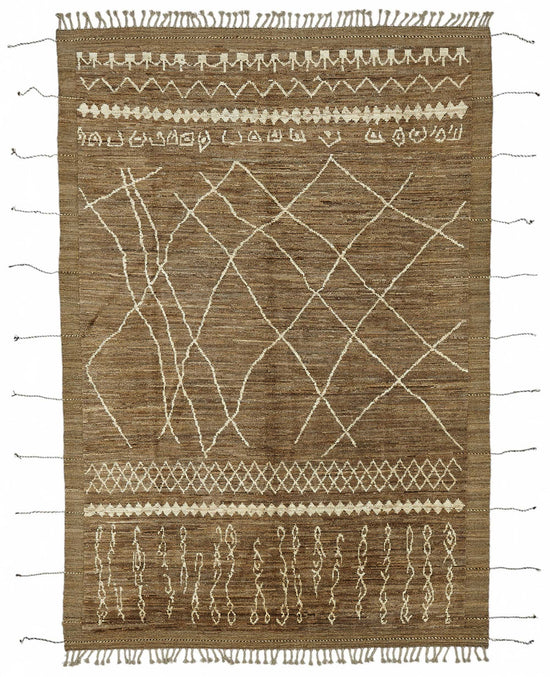 7x10 Contemporary Tribal Area Rugs - 48155