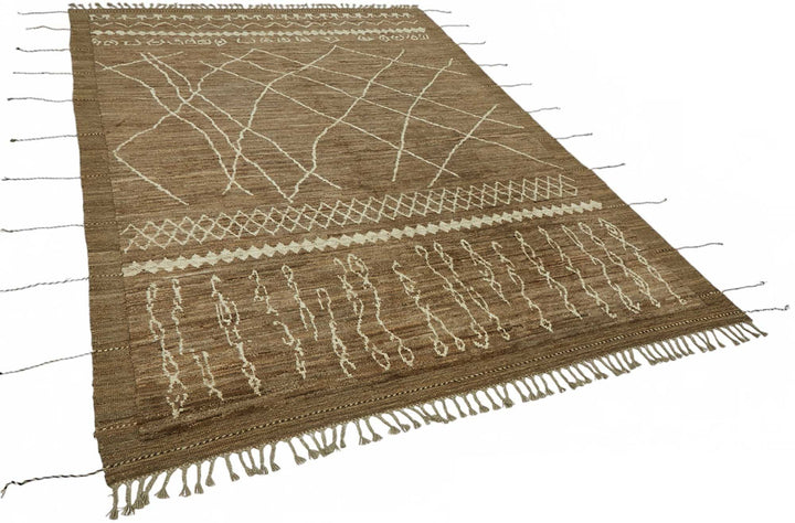 7x10 Contemporary Tribal Area Rugs - 48155