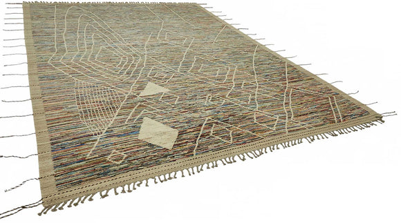 10x14 Contemporary Tribal Area Rugs - 48159