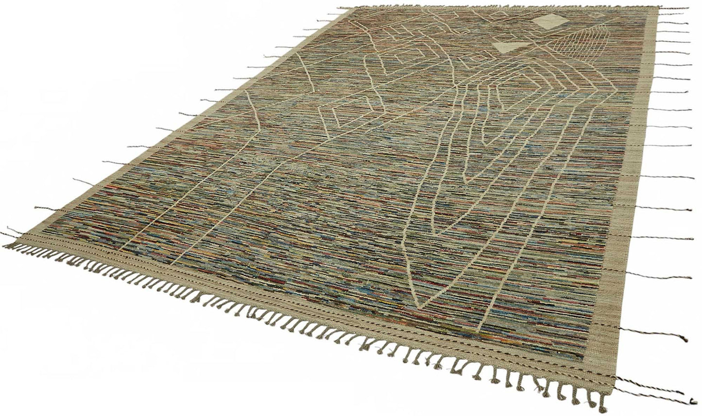 10x14 Contemporary Tribal Area Rugs - 48159