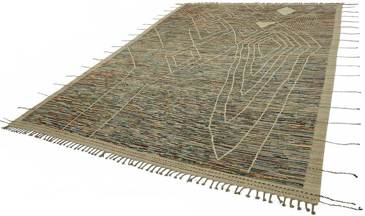 10x14 Contemporary Tribal Area Rugs - 48159