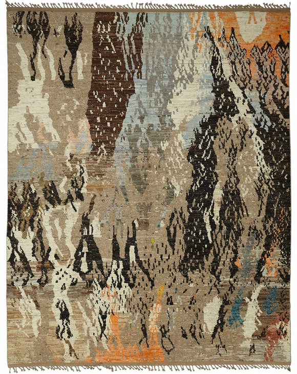 11x14 Contemporary Tribal Area Rugs - 48162