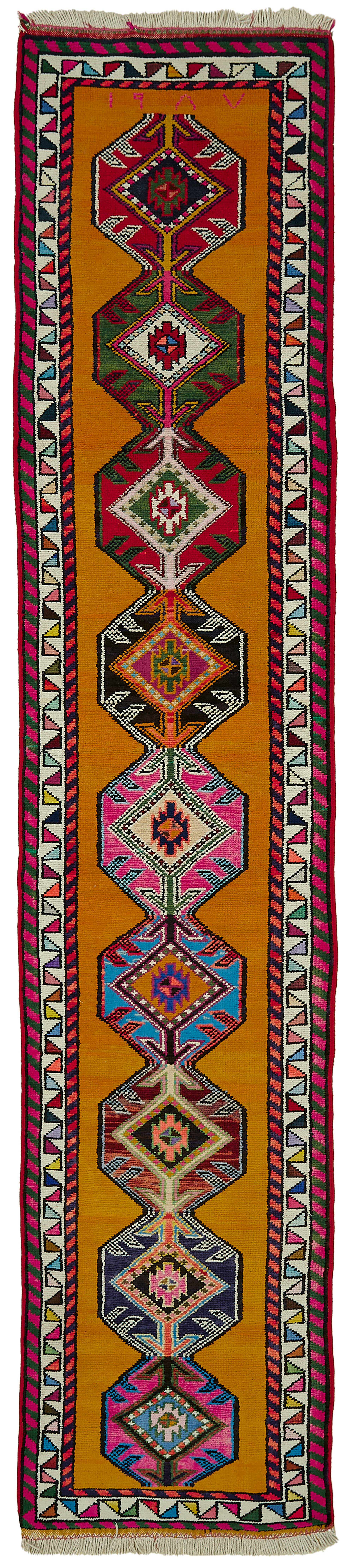 3x13 Vintage Runner Rug - 48207