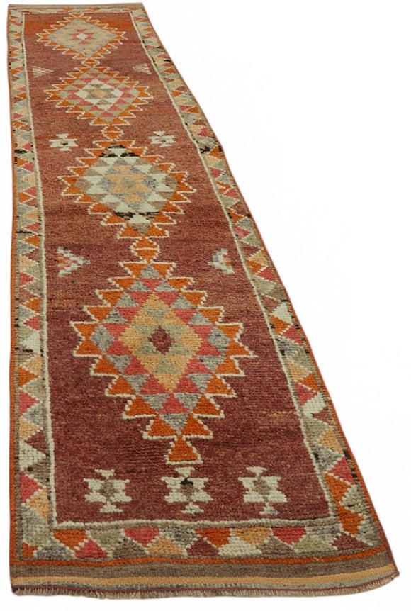 3x13 Vintage Runner Rug - 48208