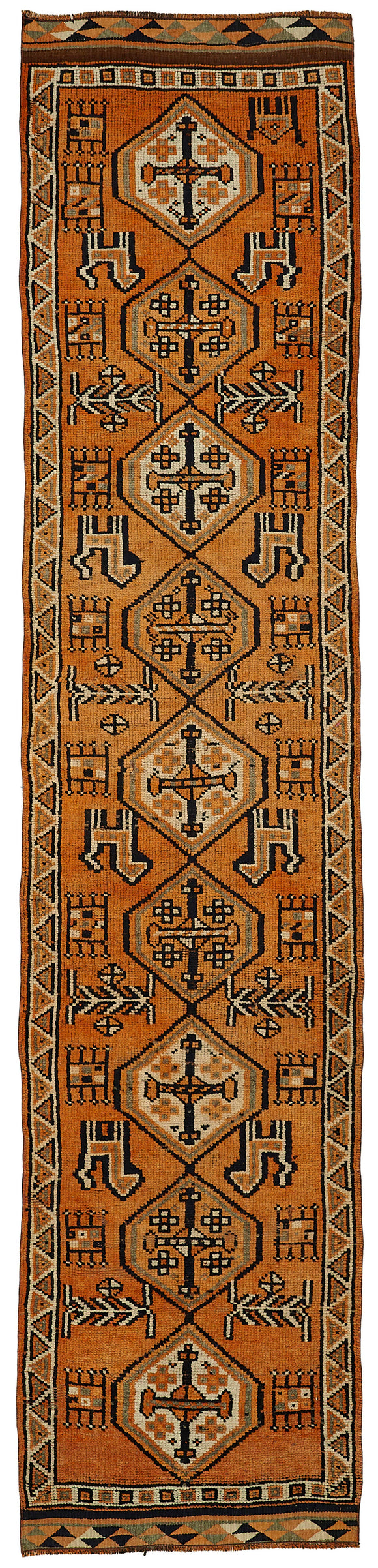 3x14 Vintage Runner Rug - 48252