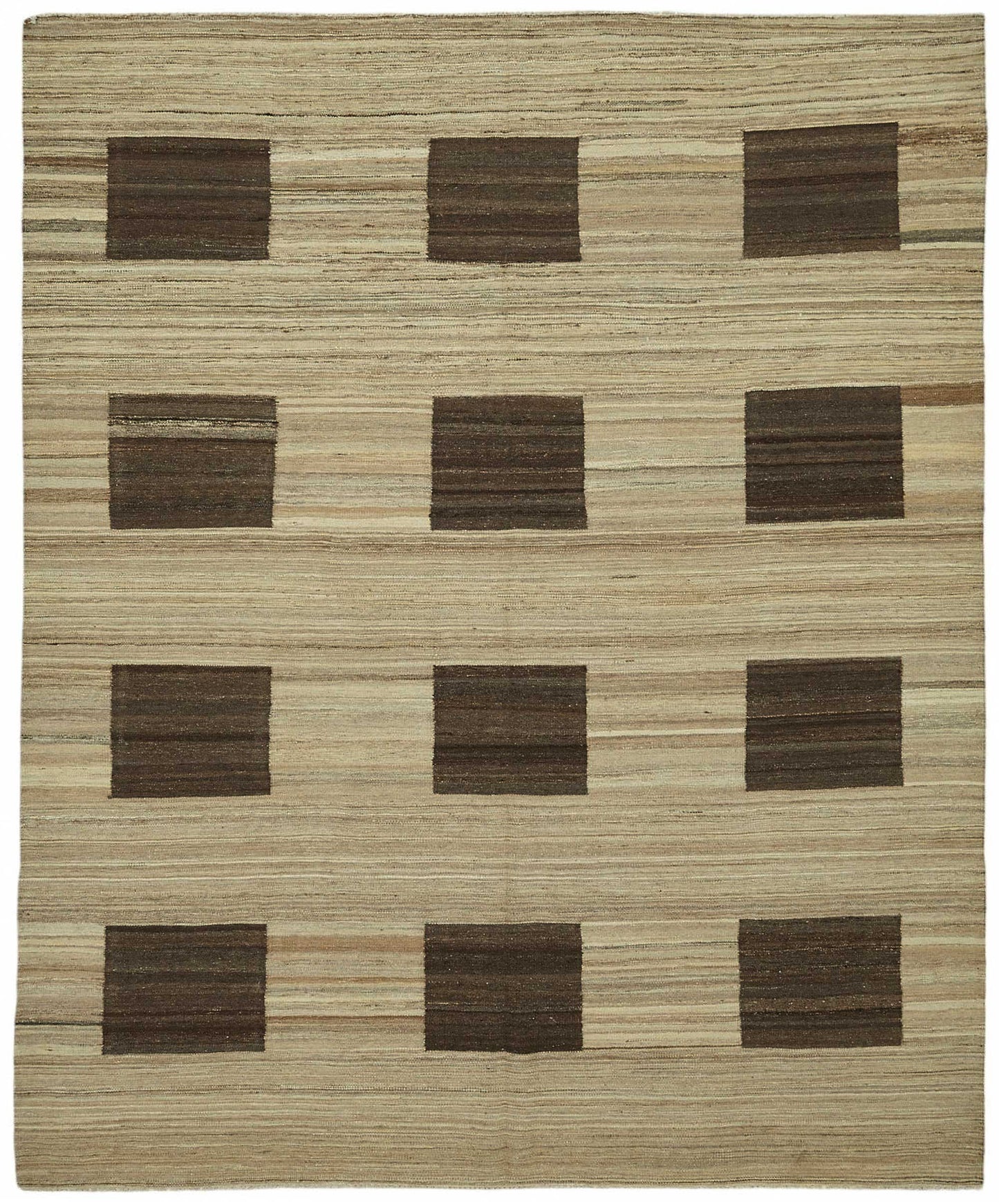 8x10 Handwoven Turkish Kilim Rug  - 48762