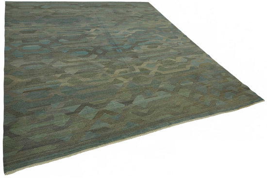 8x10 Handwoven Turkish Kilim Rug  - 48763