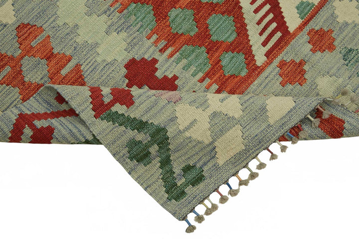 8x9 Handwoven Turkish Kilim Rug  - 48764