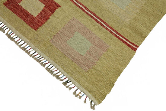 7x10 Handwoven Turkish Kilim Rug  - 48765