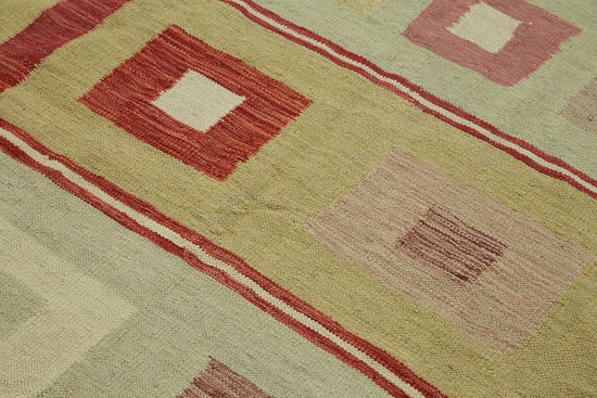 7x10 Handwoven Turkish Kilim Rug  - 48765