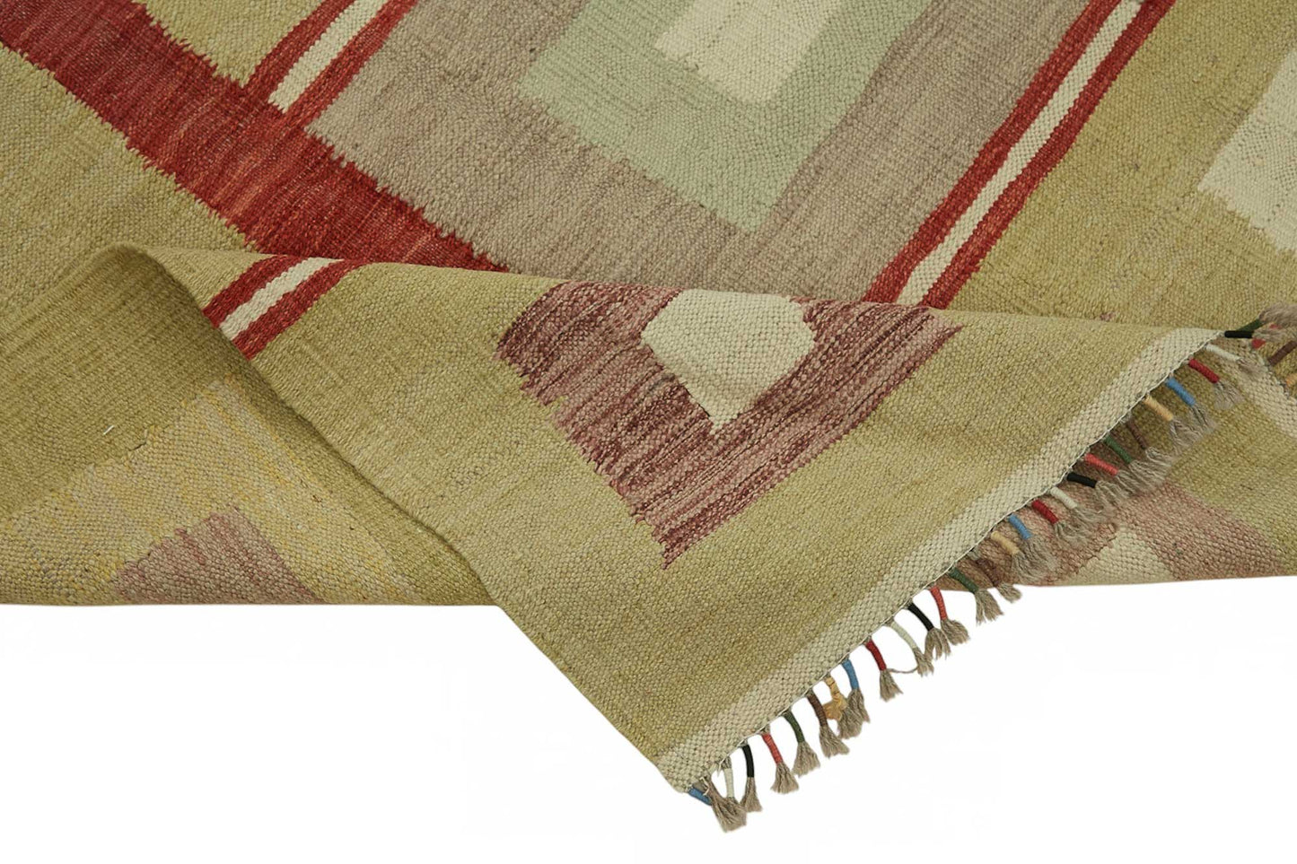 7x10 Handwoven Turkish Kilim Rug  - 48765