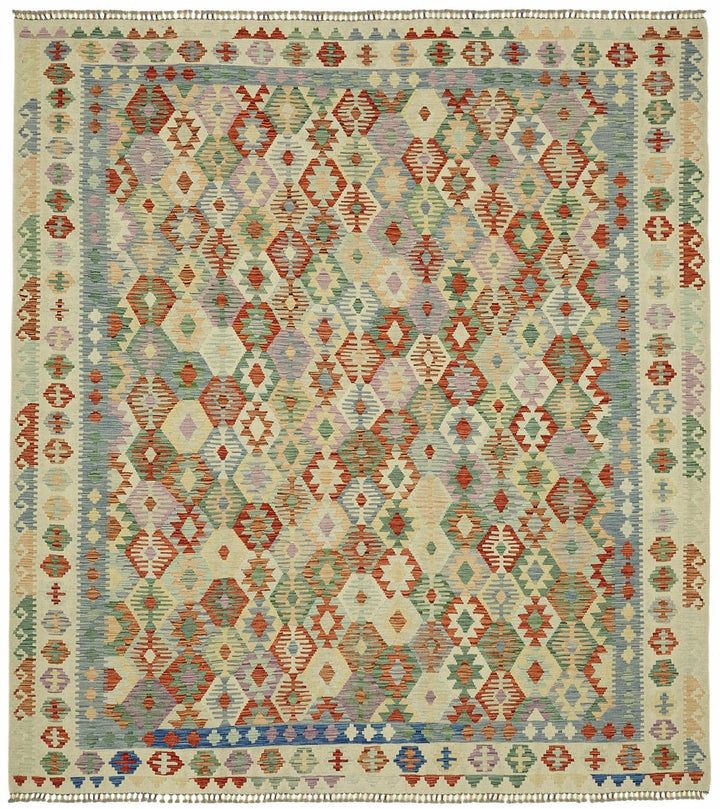 8x10 Handwoven Turkish Kilim Rug  - 48768