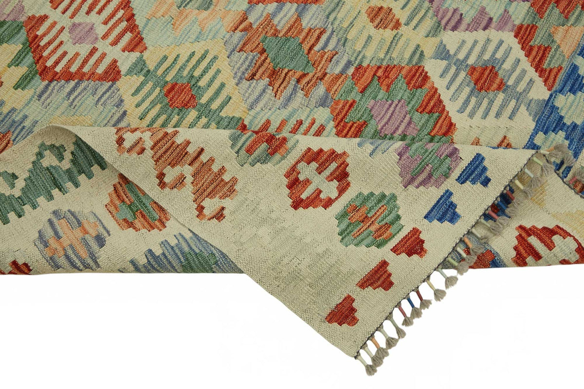 8x10 Handwoven Turkish Kilim Rug  - 48768
