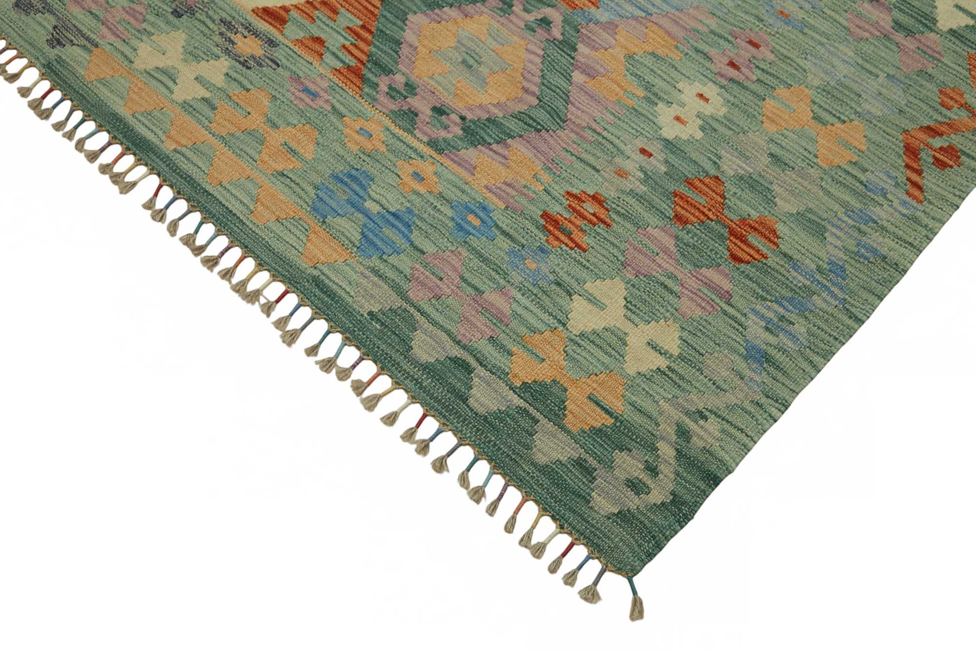8x9 Handwoven Turkish Kilim Rug  - 48771