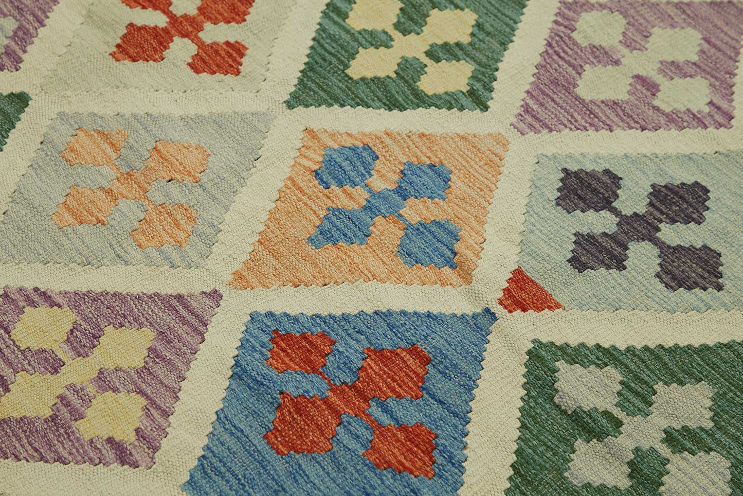 8x10 Handwoven Turkish Kilim Rug  - 48772