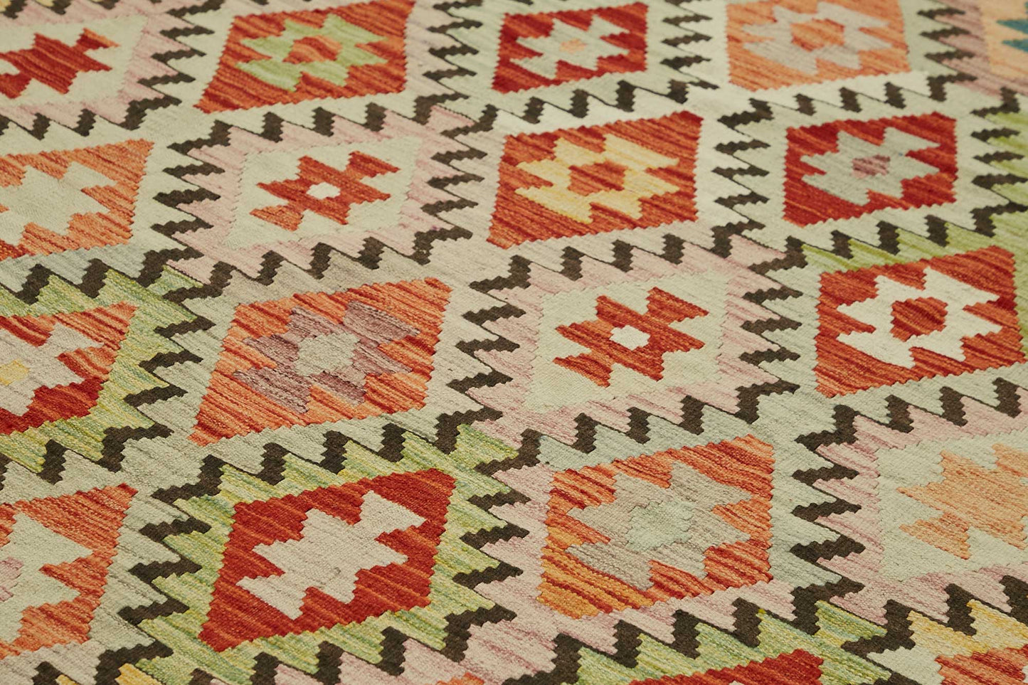 13x16 Handwoven Turkish Kilim Rug  - 48774