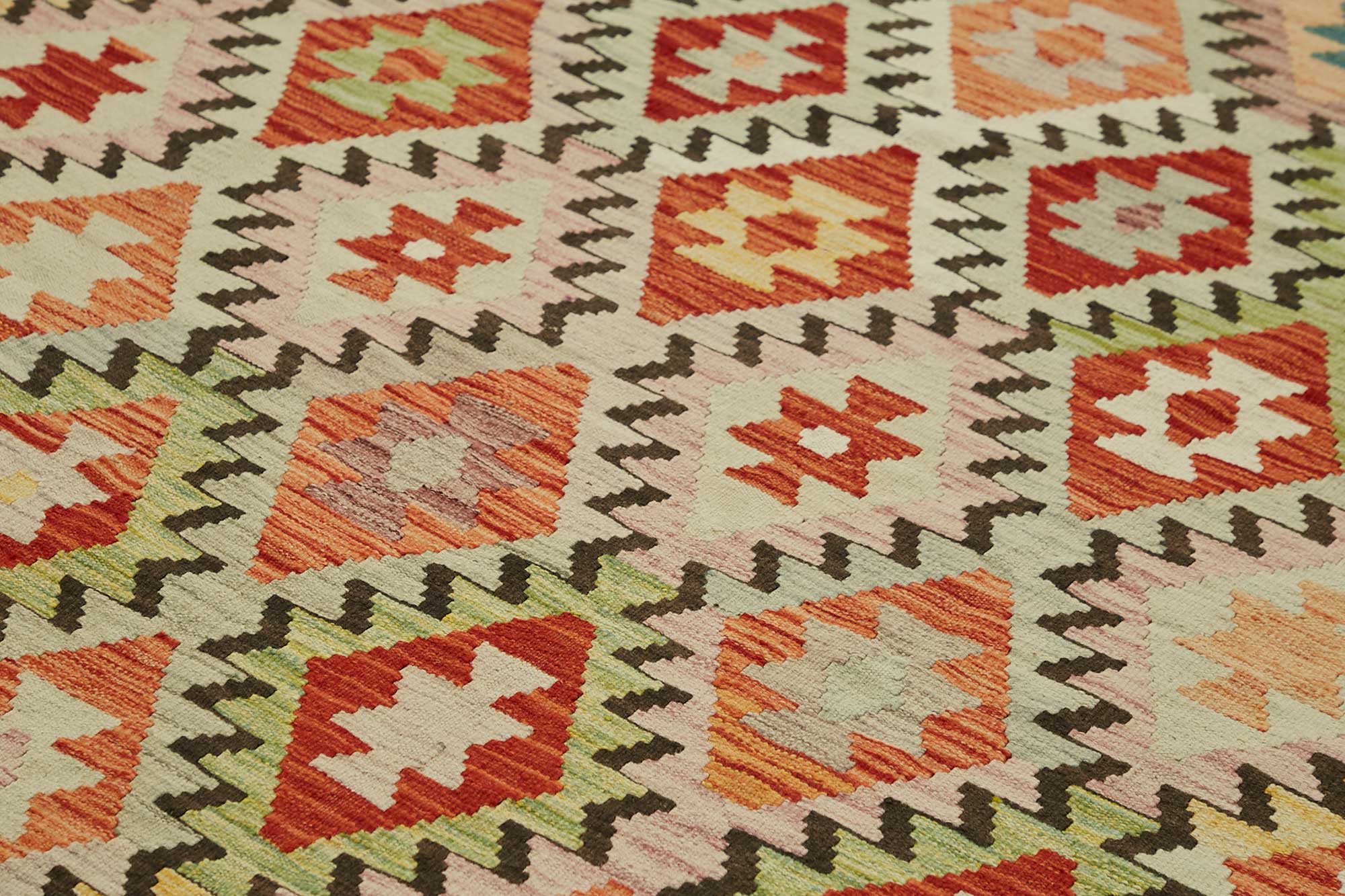 13x16 Handwoven Turkish Kilim Rug  - 48774