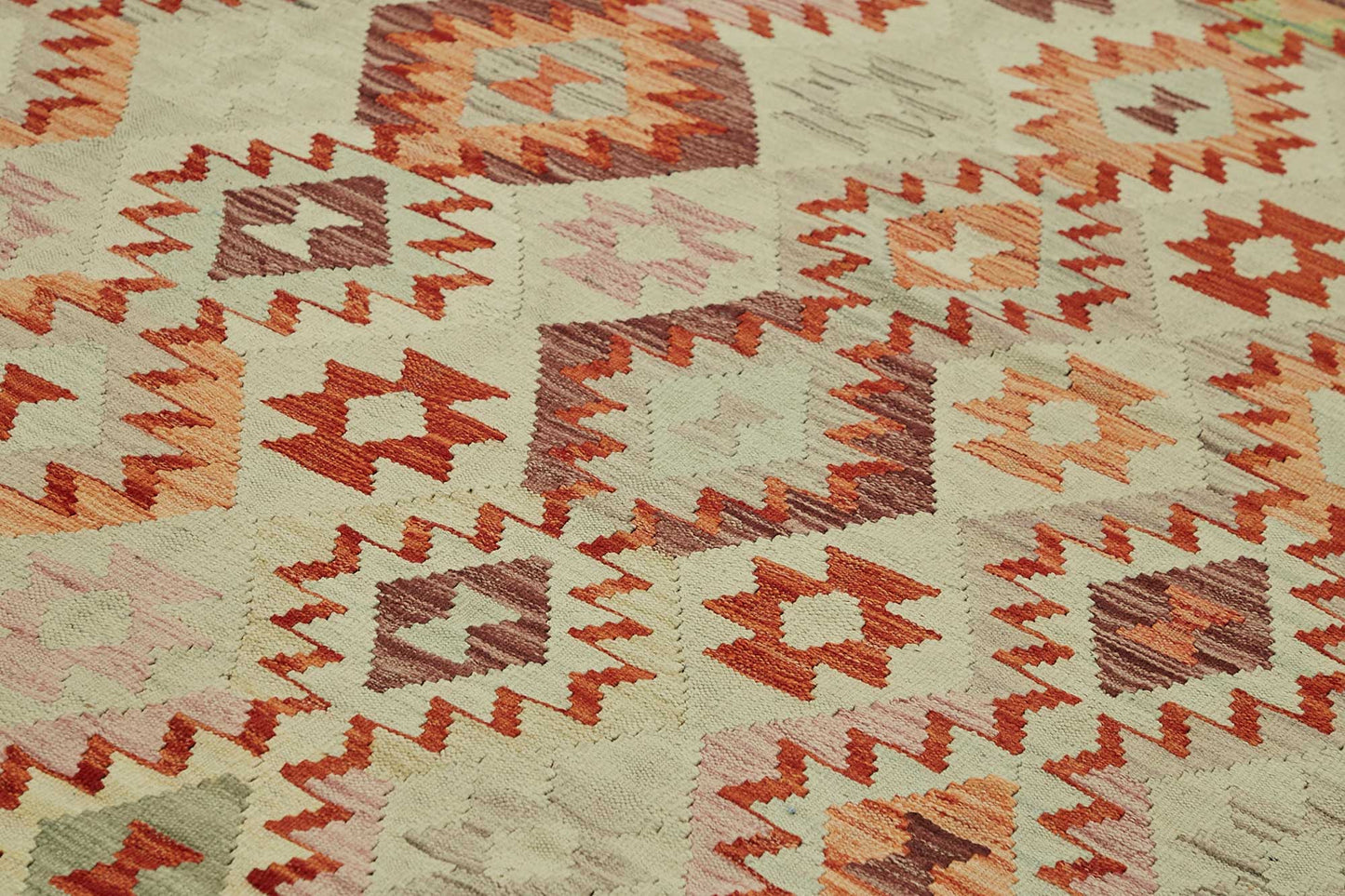 10x13 Handwoven Turkish Kilim Rug  - 48776