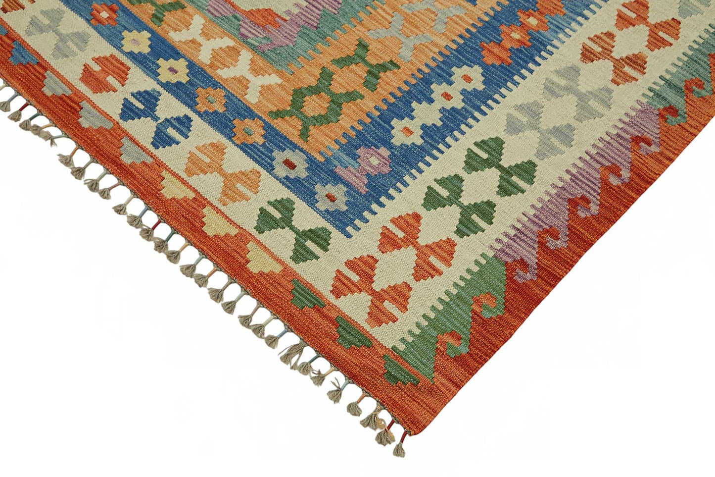 8x11 Handwoven Turkish Kilim Rug  - 48778
