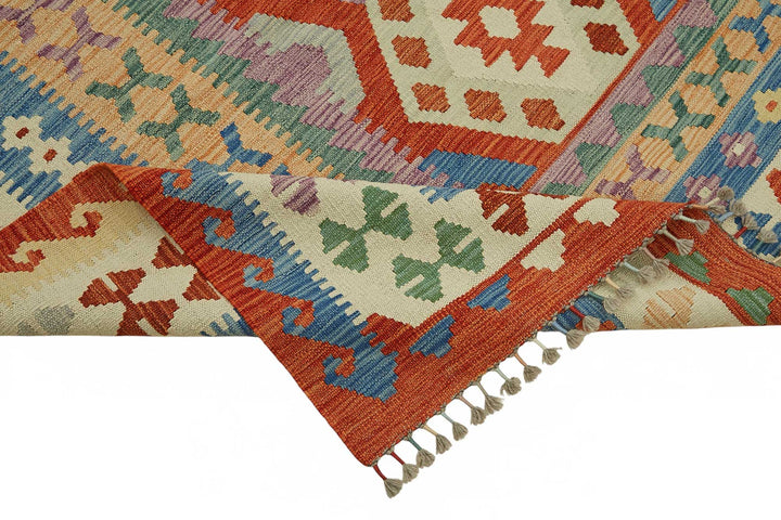 8x11 Handwoven Turkish Kilim Rug  - 48778