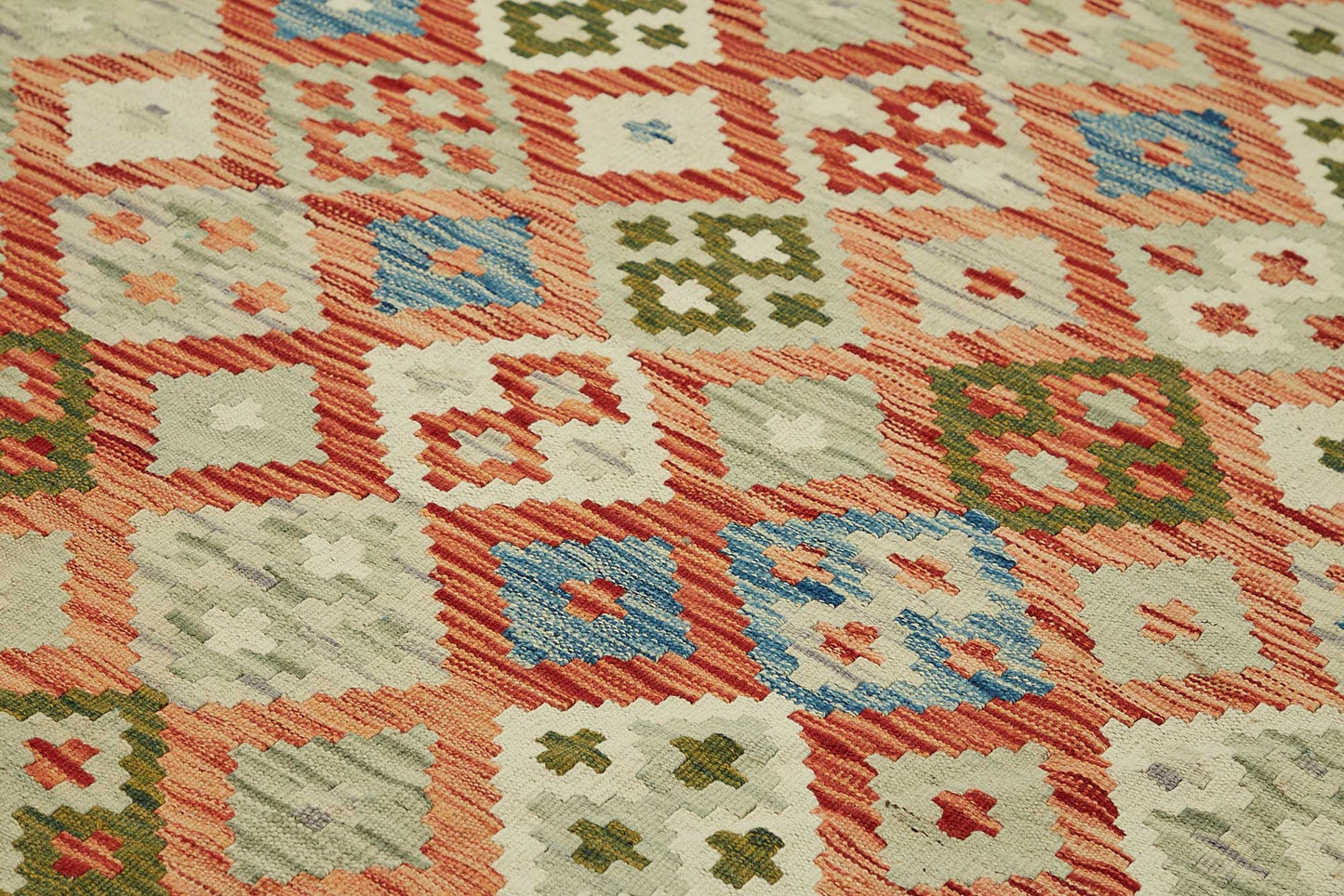 8x9 Handwoven Turkish Kilim Rug  - 48779