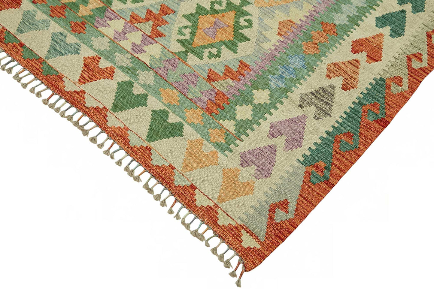 8x10 Handwoven Turkish Kilim Rug  - 48781