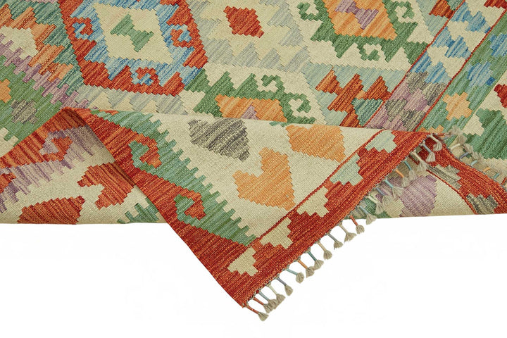 8x10 Handwoven Turkish Kilim Rug  - 48781