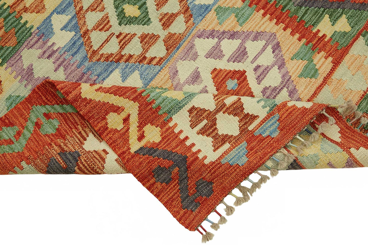 8x11 Handwoven Turkish Kilim Rug  - 48785