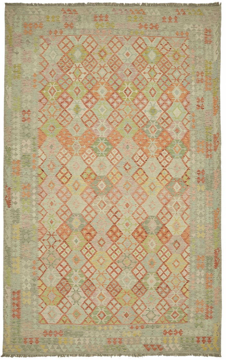 10x16 Handwoven Turkish Kilim Rug  - 48789