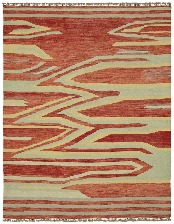 8x11 Handwoven Turkish Kilim Rug  - 48790