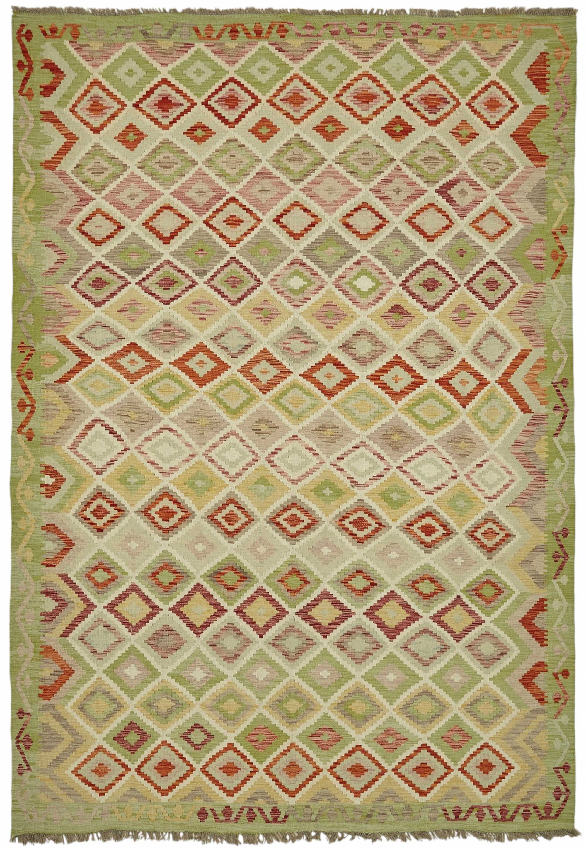8x11 Handwoven Turkish Kilim Rug  - 48802