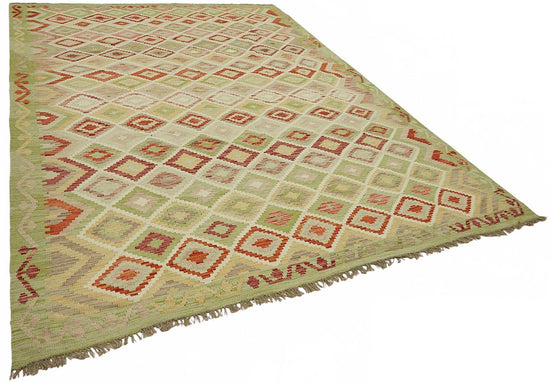 8x11 Handwoven Turkish Kilim Rug  - 48802