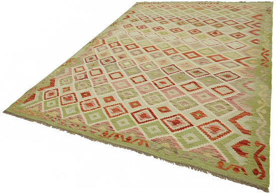 8x11 Handwoven Turkish Kilim Rug  - 48802