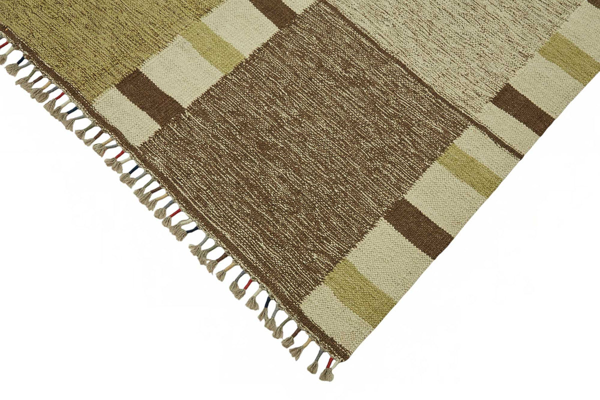 8x11 Green Contemporary Area Rug - 48804