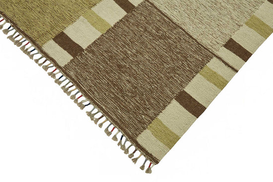 8x11 Green Contemporary Area Rug - 48804