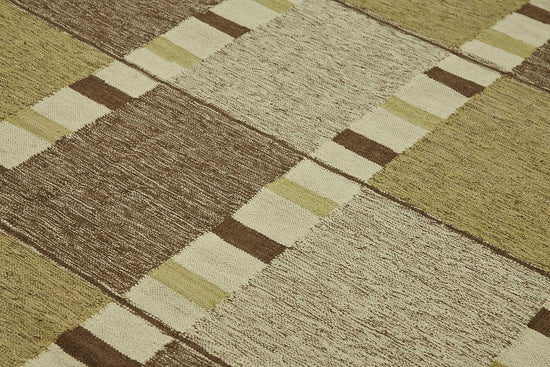 8x11 Green Contemporary Area Rug - 48804
