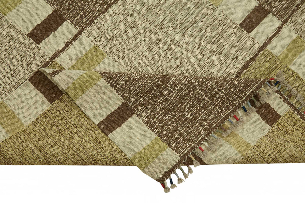 8x11 Green Contemporary Area Rug - 48804